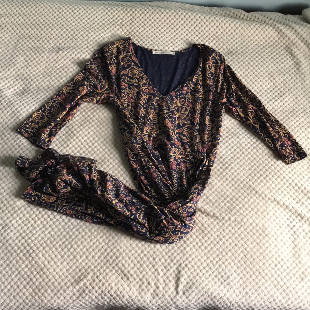 Peruvian Connection Sylvie Floral Print Women's Dress
Faux wrap Size Med. New